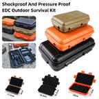 Waterproof Plastic Survival Case – Sealed Storage for Camping and Travel