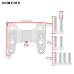 Motorcycle Handlebar Risers – Aluminum Clamp Backs for Yamaha TMAX 560