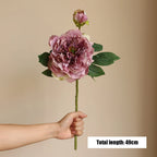 Large Silk Peony Bouquet – Realistic Artificial Flowers for Home Wedding Decor