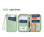RFID Leather Passport Wallet – Anti-Theft Card Holder for Travel
