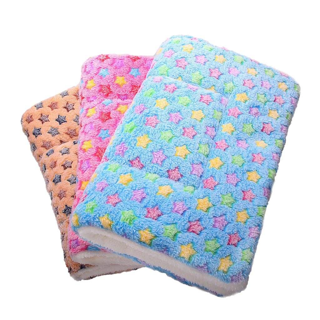 Flannel Dog Bed – Thickened Sleeping Mat for Small to Large Dogs and Cats