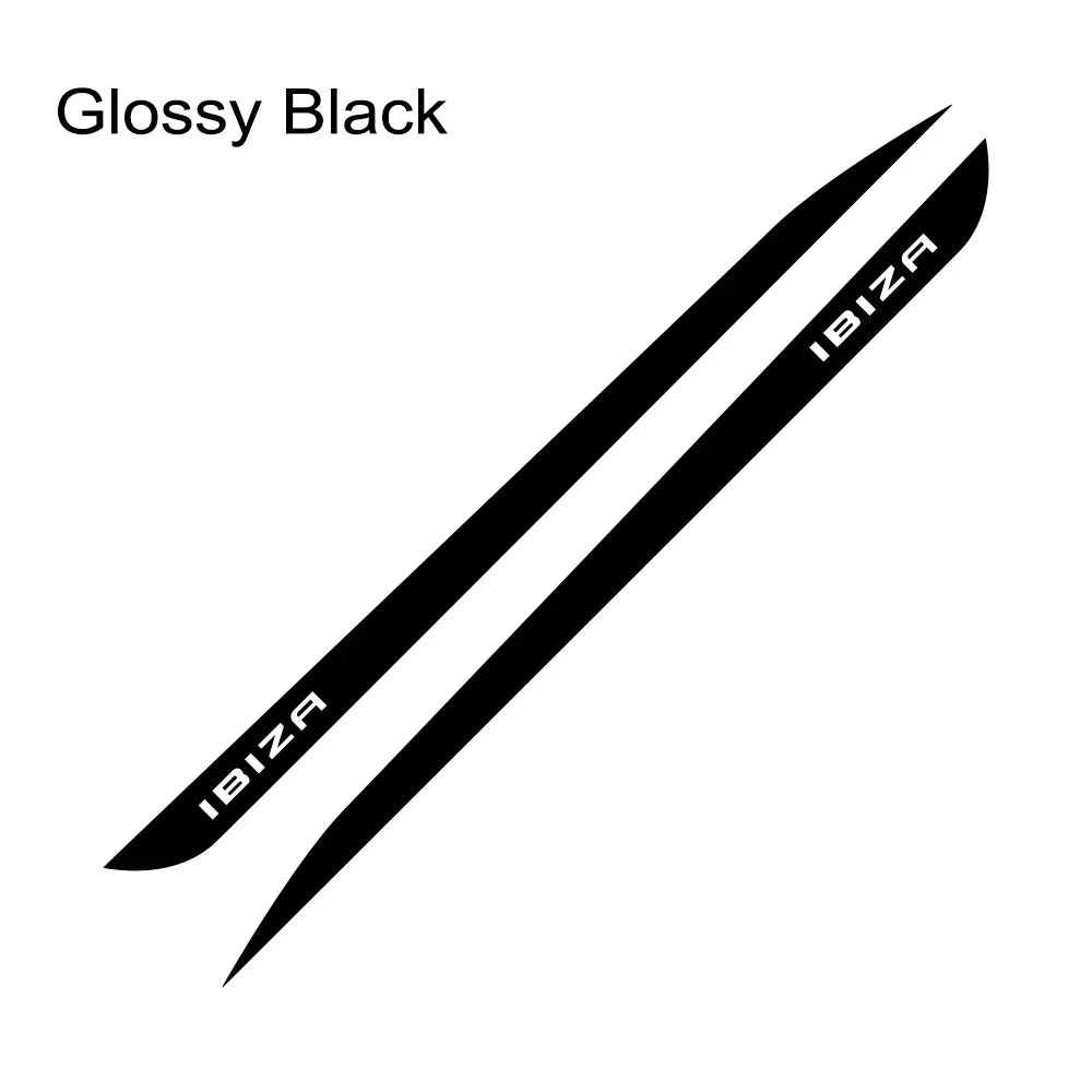 Vinyl Side Skirt Stripes – Car Body Decals for Seat Ibiza Tuning