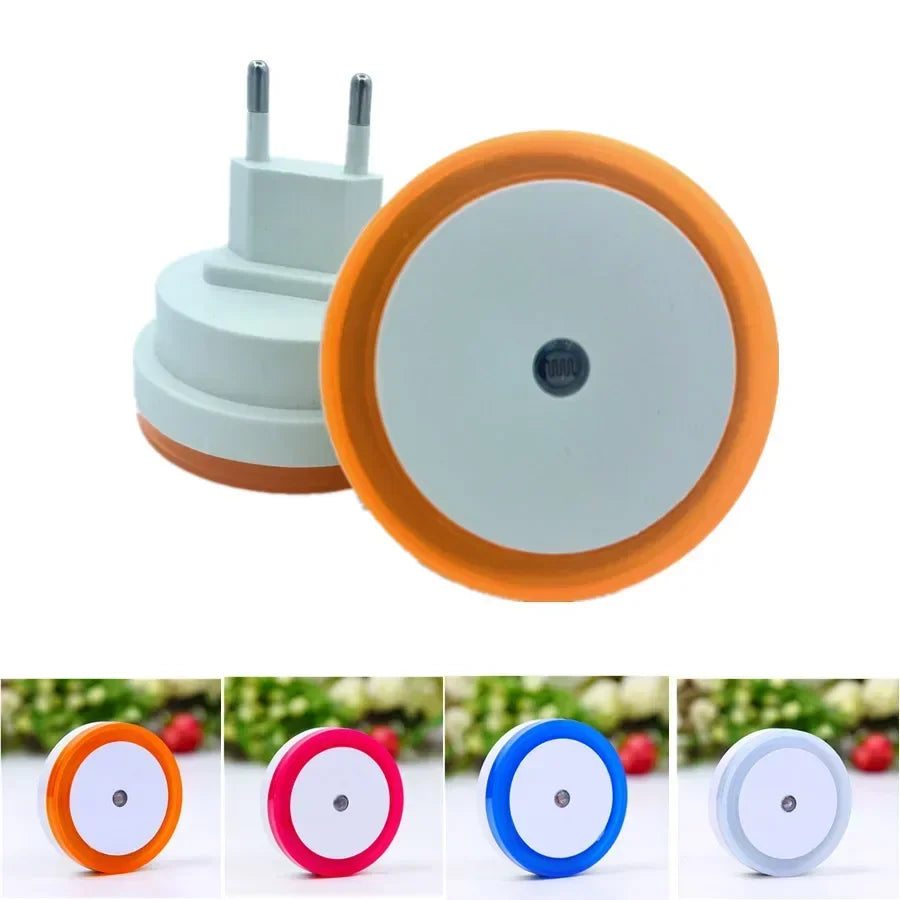 LED Auto Sensor Night Light – Energy Saving Plug-in Lamp for Kids Bedroom