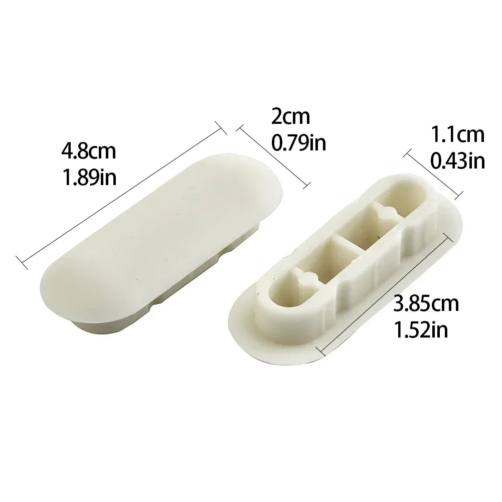 Universal Toilet Seat Bumpers – Protective Cushion Stopper for Bathroom Repair