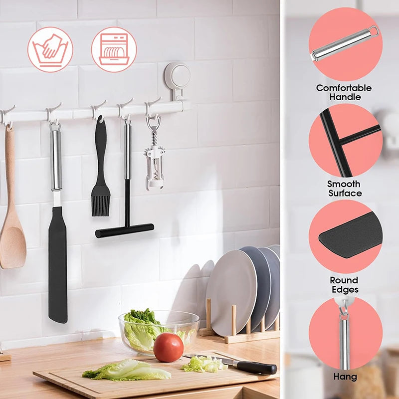 Stainless Steel Crepe Spreader and Spatula Kit – Cooking Tools for Pancakes