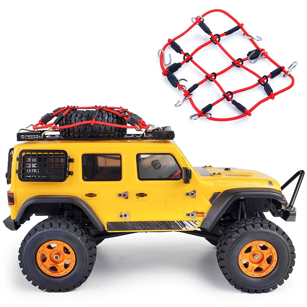 Elastic Luggage Net – Roof Rack Storage for 1/10 to 1/24 RC Crawler Cars