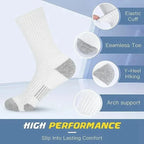 Athletic Football Socks – Soft Ground-Gripping Crew for Men's Gym Training