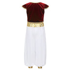 Boys Arabian Prince Costume – Vest and Pant Set for Halloween Cosplay