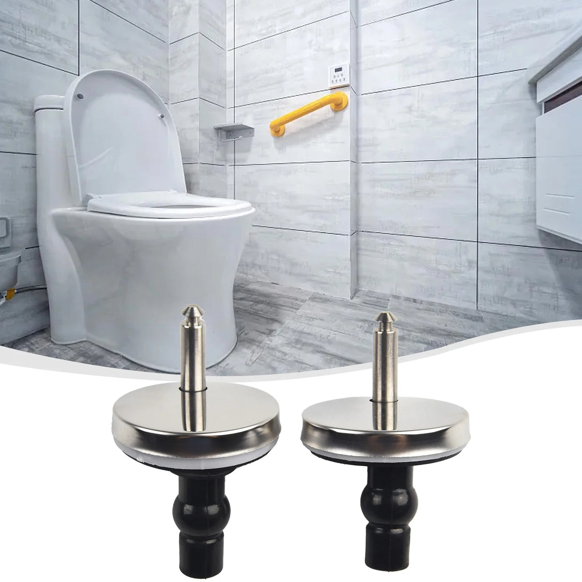 Toilet Seat Hinge Replacements – Quick Fit Hardware for Bathroom Maintenance