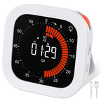Rechargeable Visual Timer – Digital Countdown Tool for Kitchen School Office