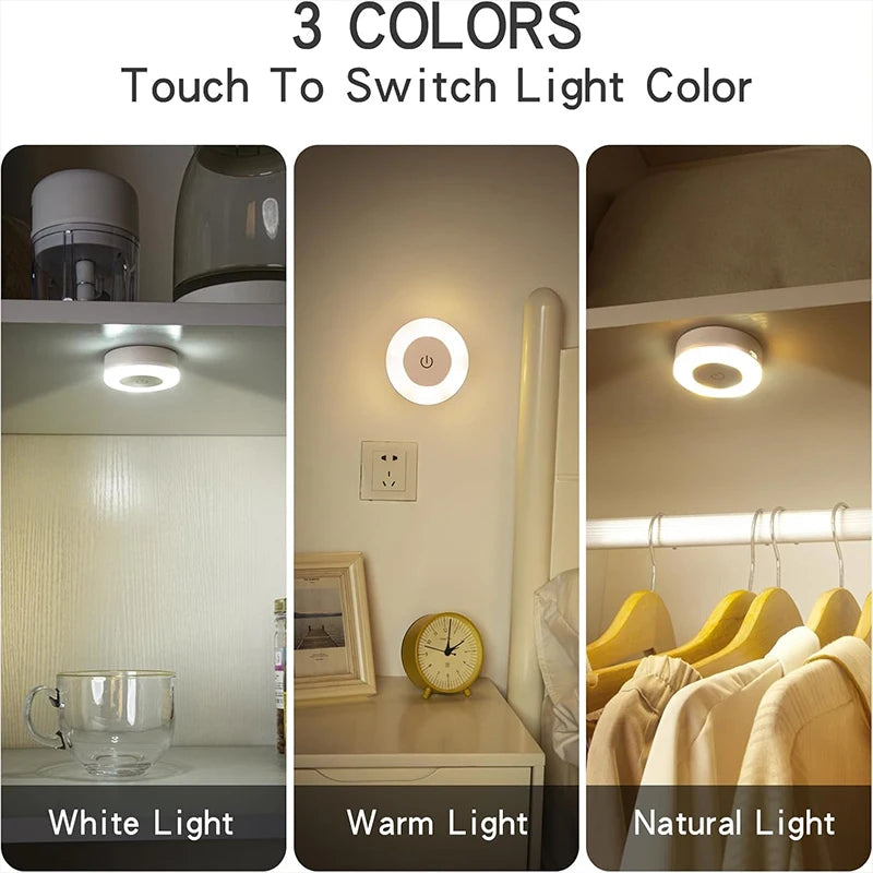 Portable LED Baby Night Light – Rechargeable Dimmable Lamp for Nursery