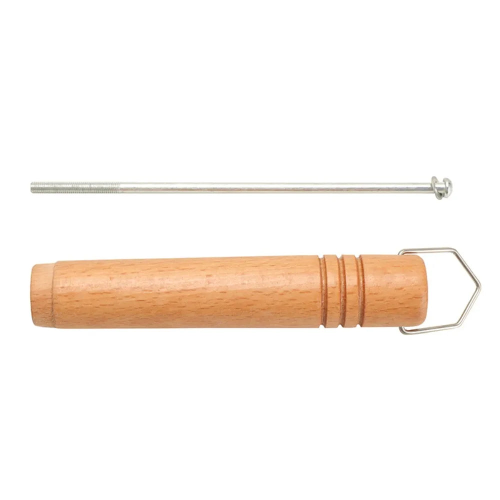 Wooden Pan Handle Replacement – 150x26mm Grip for Cookware Repair