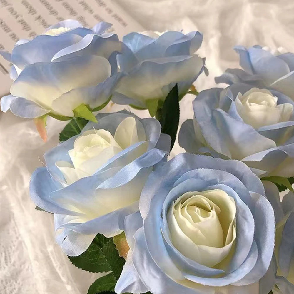 Artificial Silk Rose – Realistic Floral Decor for Weddings and Home Gifts