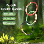 Essential Oil Mosquito Repellent Bracelet – Waterproof Wristband for Outdoor Travel