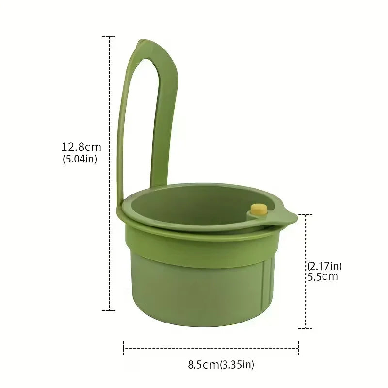 Press-Type Drain Basket – Food Strainer for Kitchen and Bathroom