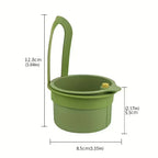 Press-Type Drain Basket – Food Strainer for Kitchen and Bathroom