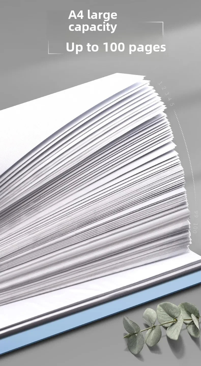A4 Display Book – 100 Pocket Document Holder for Business Presentations