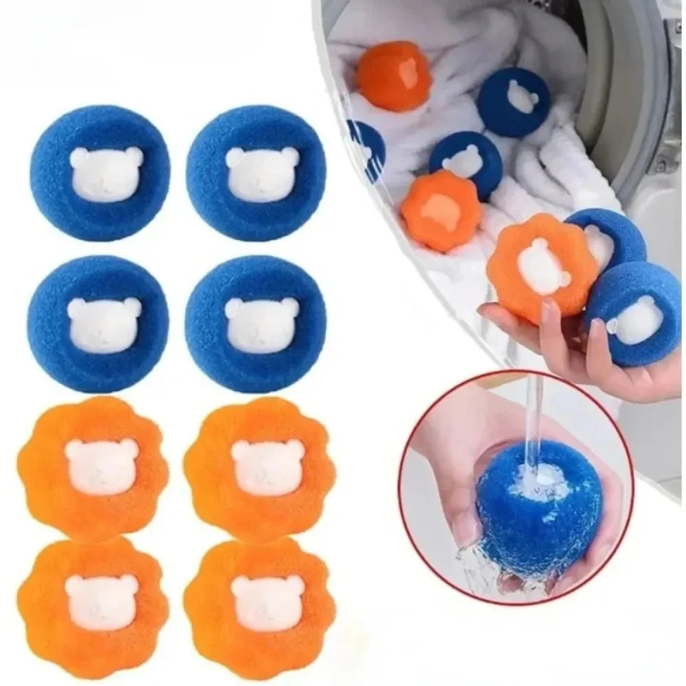 Reusable Laundry Balls – Pet Hair Remover for Washing Machine Lint