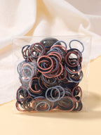 Colorful Nylon Hair Ties – 2cm Elastic Rubber Bands for Baby Girls