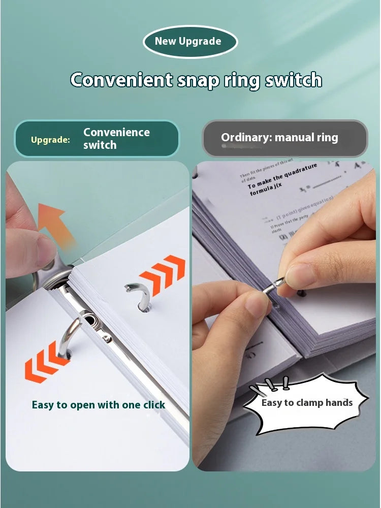 Four Hole A4 Binder – Durable Data Storage Folder for Office Notes