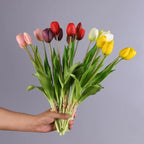 Artificial Tulip Bouquet – Real Touch Floral Decor for Wedding Home
