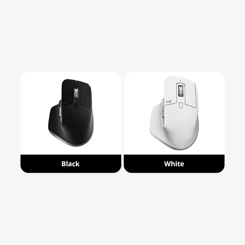 Logitech MX Master 3S Wireless Mouse – Ergonomic Silent Design for Office Work