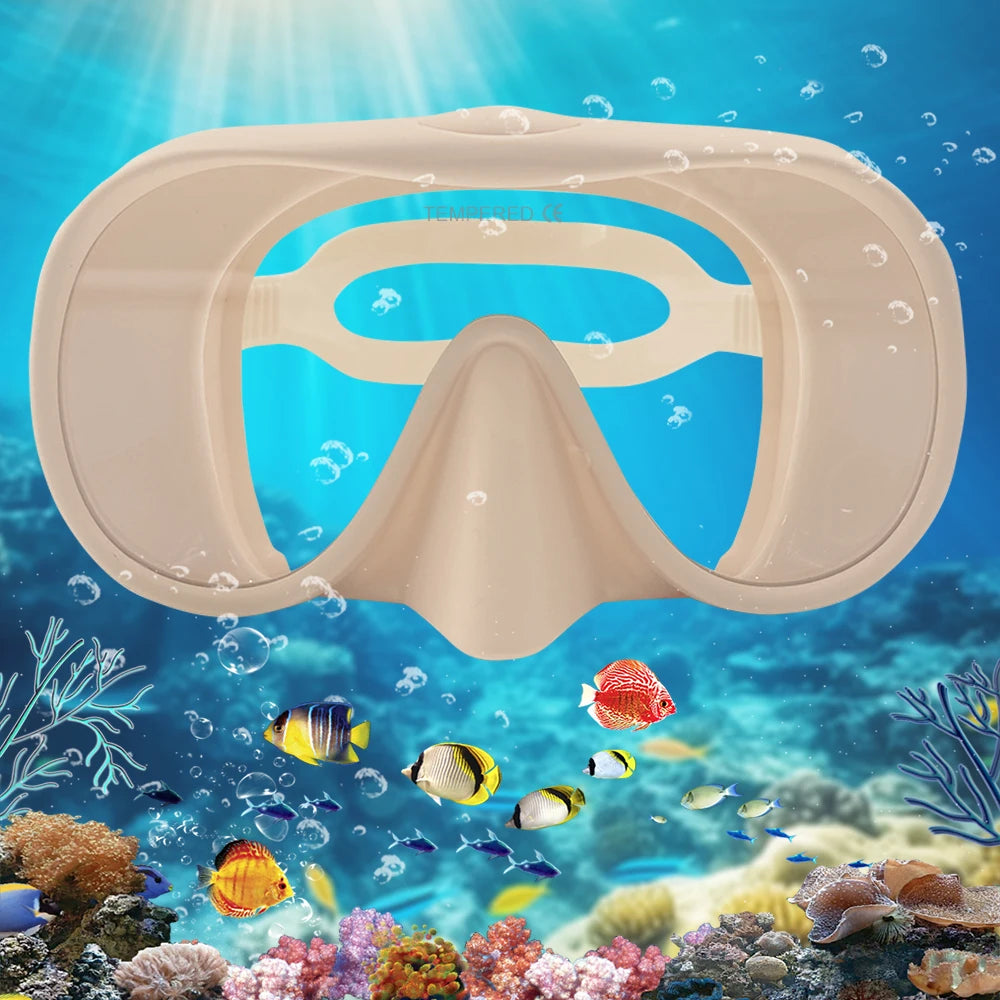 Full Face Snorkel Mask – Anti-Fog Panoramic Diving Goggles for Underwater Swimming