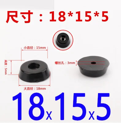Rubber Furniture Leg Tips – Non-slip Floor Protectors for Tables and Speakers