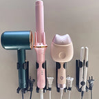 Wall Mounted Hair Tool Organizer – Heat Resistant Holder for Bathroom Styling