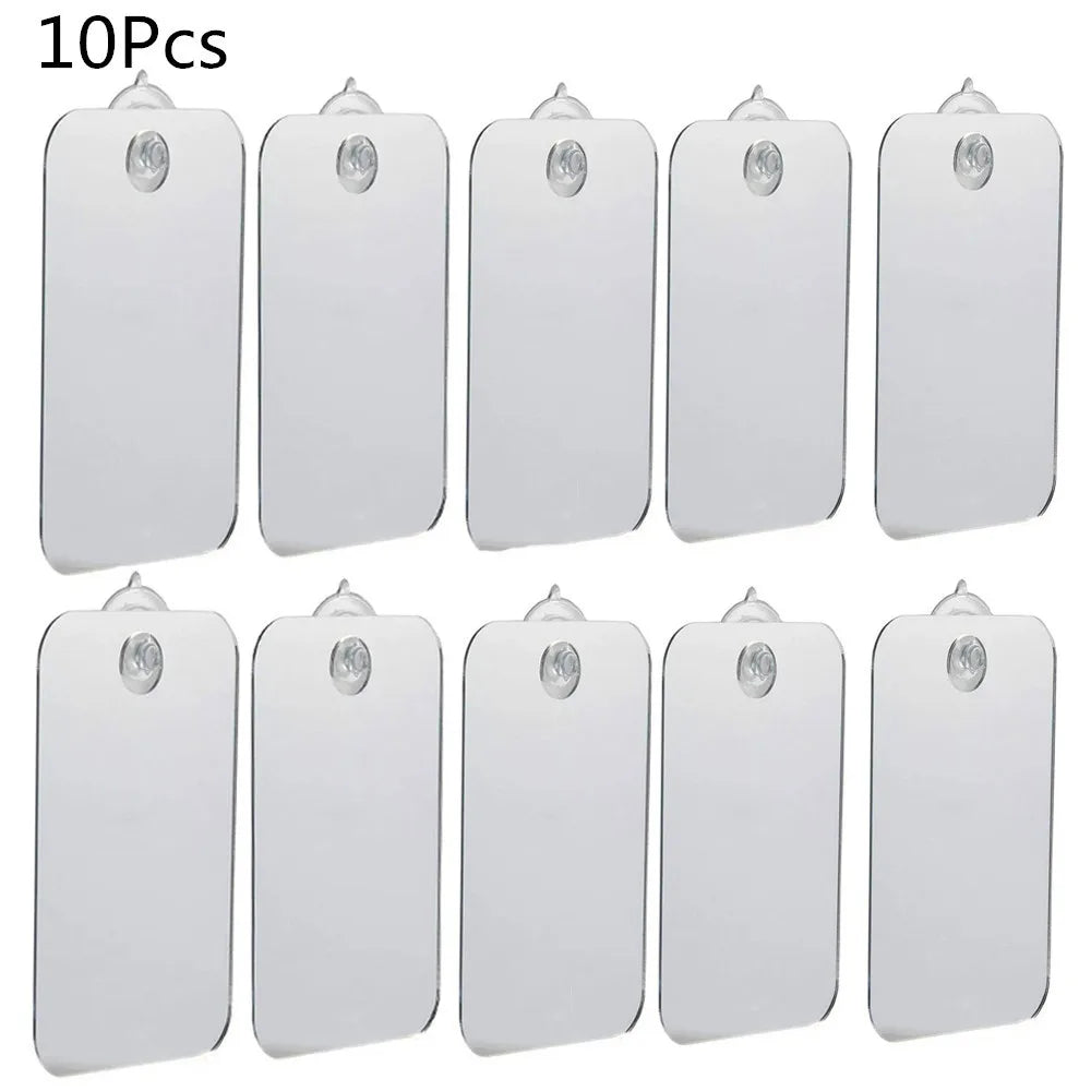 Acrylic Hand Mirror – Portable Travel Accessory for Makeup and Shaving
