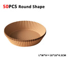 Disposable Air Fryer Liners – Non-Stick Paper Sheets for Baking and Roasting