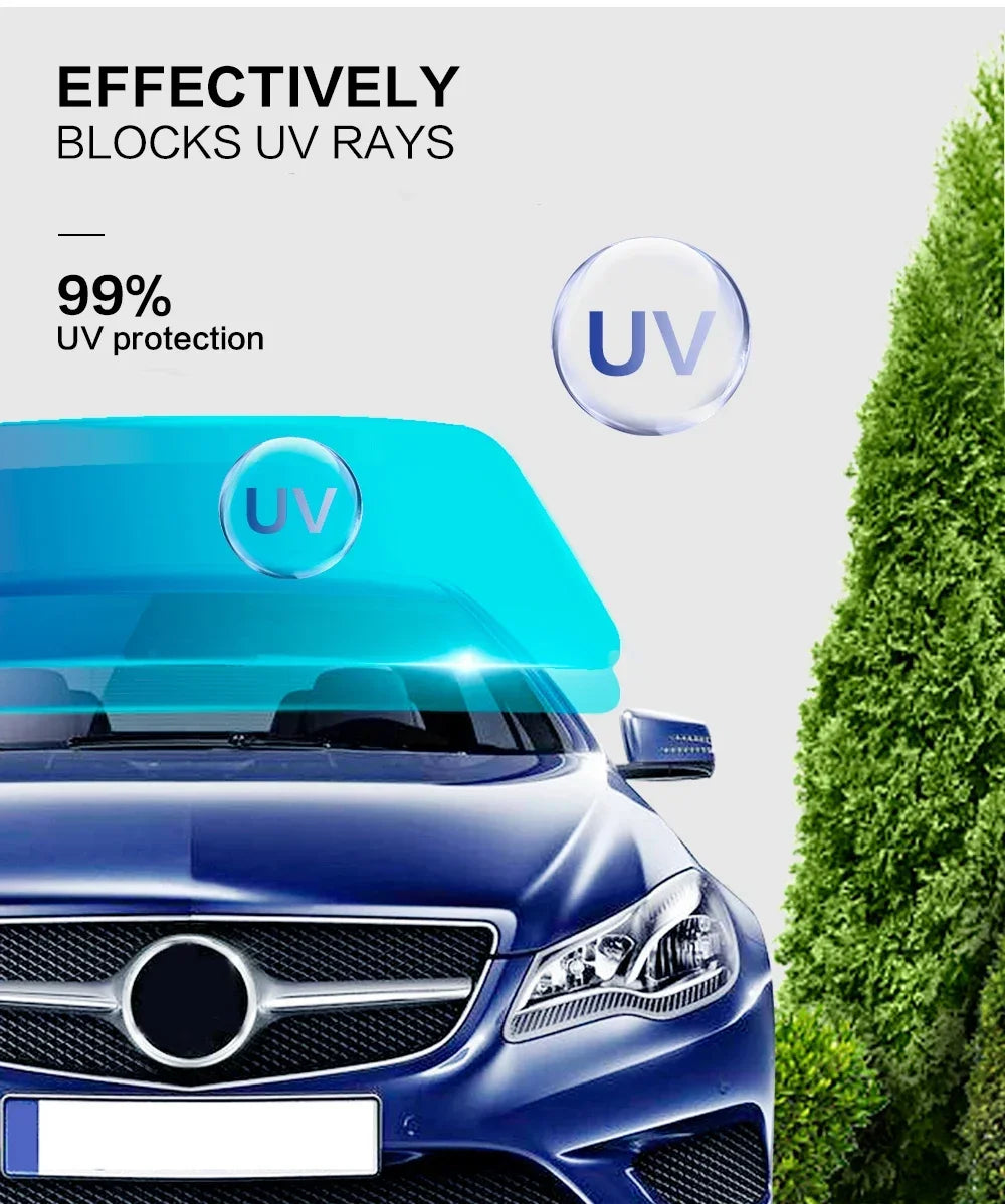 Black Window Tint Film – 50cmx3m Heat Control for Car Solar UV Protection
