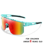 Kids Sport Cycling Sunglasses – UV400 Youth Eyewear for Outdoor Bike Baseball