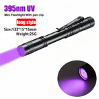 UV Flashlight 395nm – Portable Ultraviolet Torch for Pet Urine and Scorpion Detection