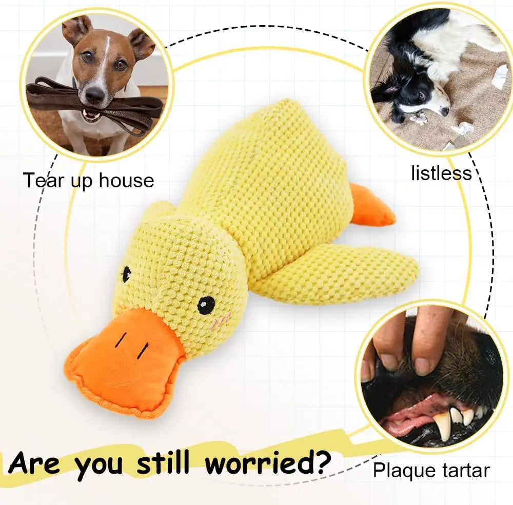 Duck Dog Toy – Chew Resistant Plush for Small and Large Dogs