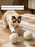 Silent Wool Cat Ball – Durable Interactive Toy for Boredom Relief and Chasing