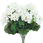 Silk Begonia Artificial Flowers – Floral Arrangement for Wedding Decor
