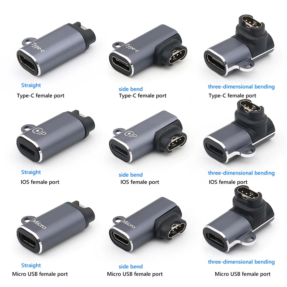 Portable Charging Adapter – Multi-Port Converter for Garmin Smartwatches