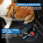 Chew-Proof Dog Car Harness – Durable Safety Seat Belt for Travel
