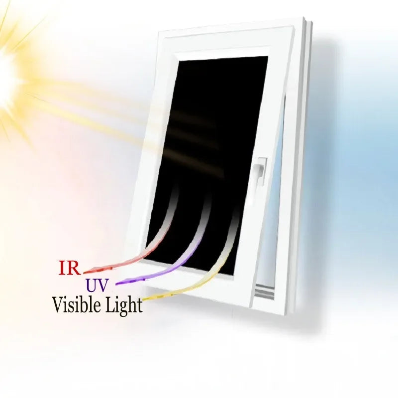Blackout Window Film – UV Blocking Privacy Tint for Home Glass