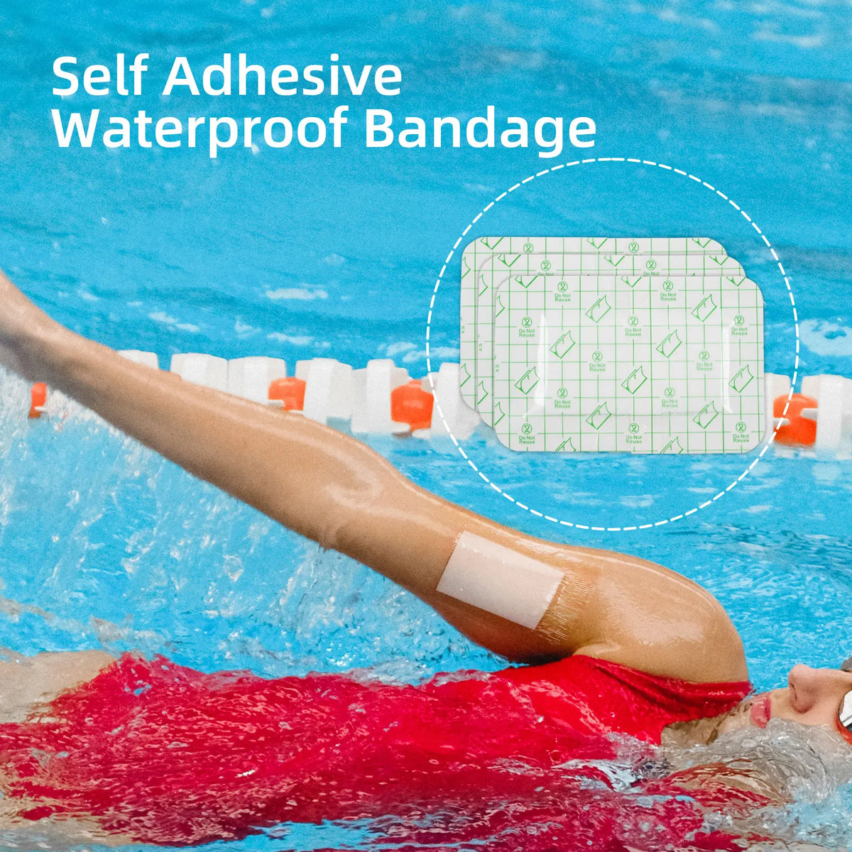 Waterproof PU Adhesive Wound Dressings – 10x15cm First Aid Medical Plasters