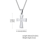 Faith Cross Pendant Necklace – Christian Jewelry for Men and Women