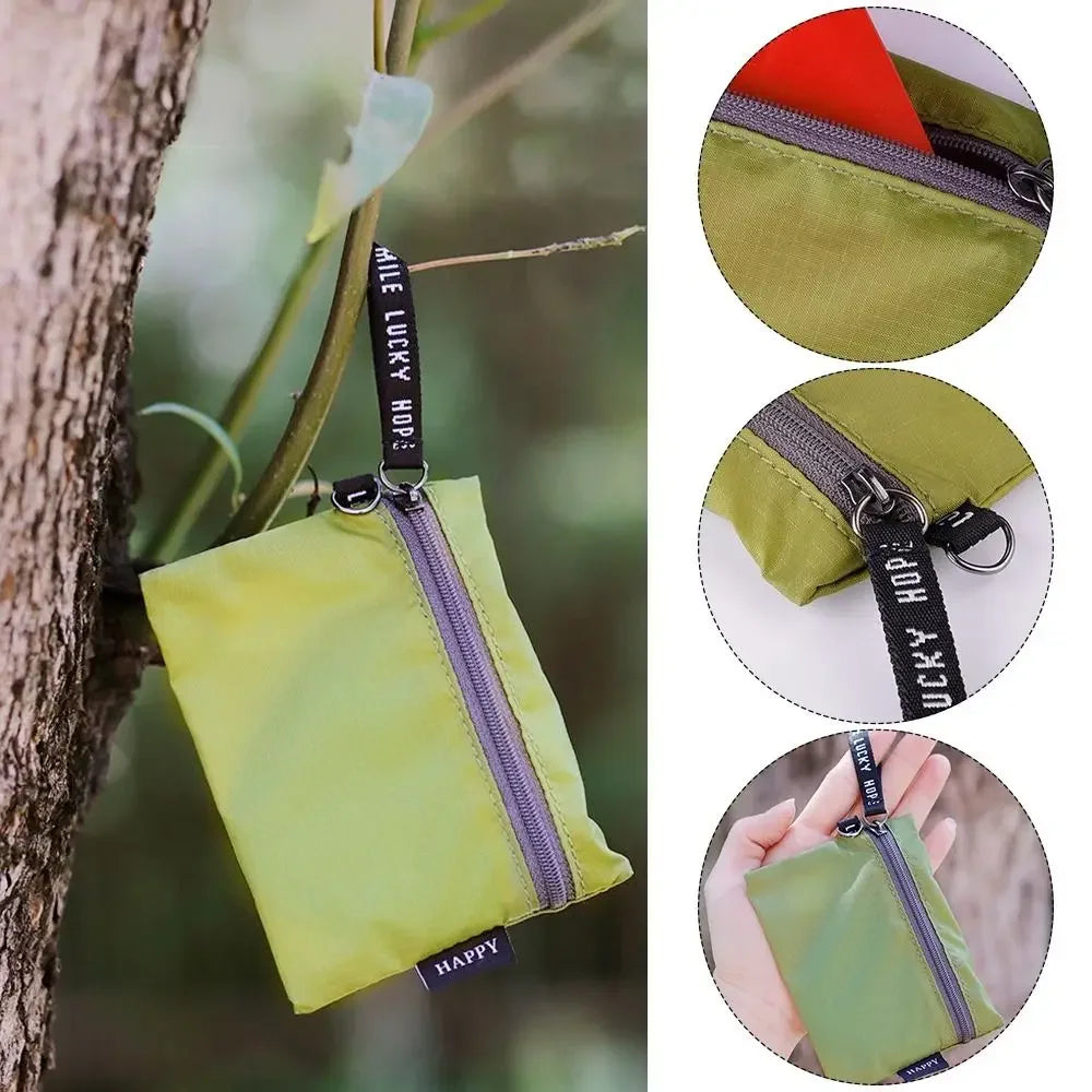 Waterproof Zipper Storage Pouch – Portable Organizer for Travel and Outdoor Hiking