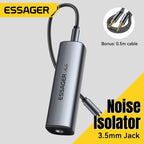 3.5mm Ground Loop Noise Isolator – Audio Filter for Car and Home Stereo Systems