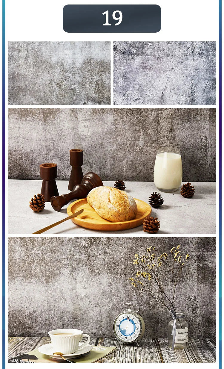 Marble Wood Grain Photography Backdrop – 57x87cm Waterproof Studio Props