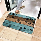 Absorbent Cat Paw Doormat – Decorative Non-Slip Floor Rug for Home Entrance