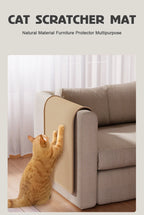 Natural Sisal Cat Scratching Mat – Self-Adhesive Sofa Protector for Cats