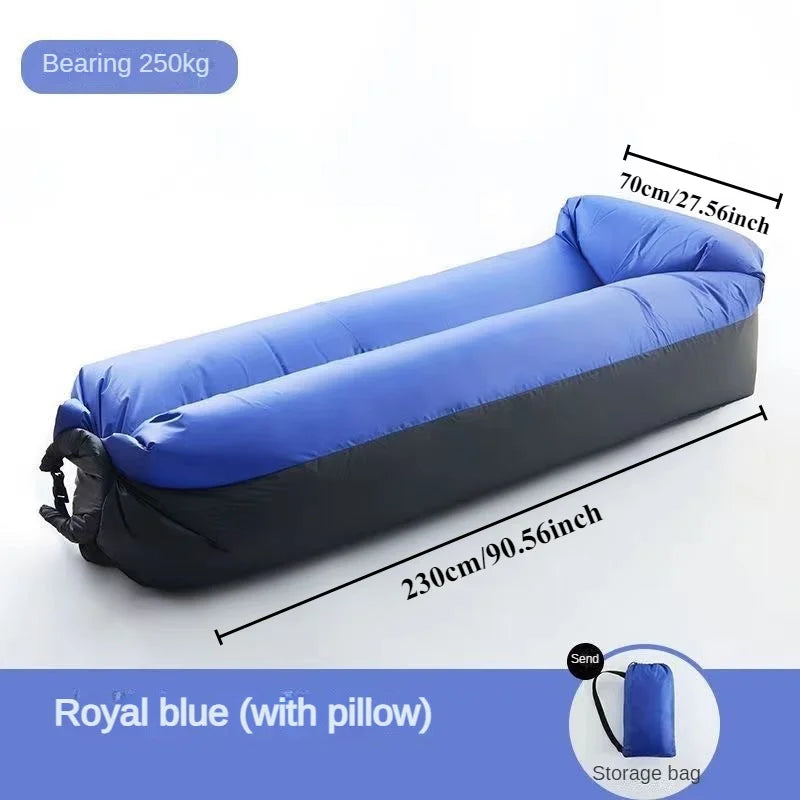 Portable Inflatable Sofa – Folding Air Lounger for Camping and Outdoor Travel