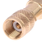 R410A to R22 Refrigeration Charging Adapter – Brass HVAC Hose Valve