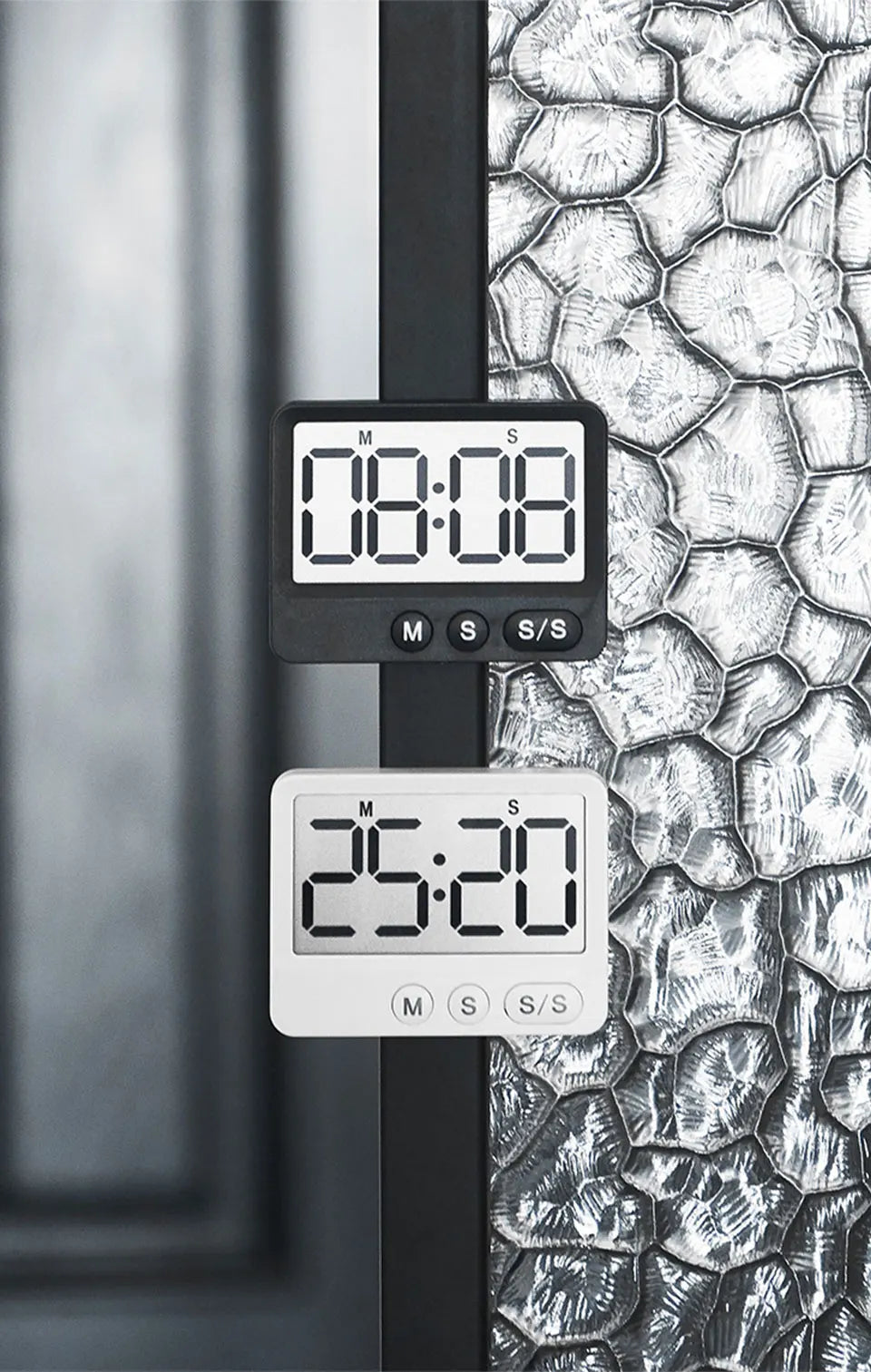 Digital Magnetic Countdown Timer – Large LCD Display for Kitchen and Study